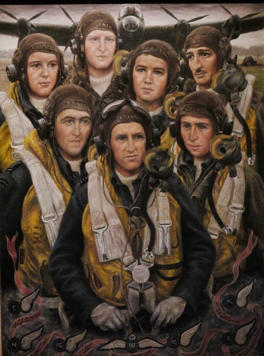 P1050859.jpg - Bomber crew by Stella Bowen (1893-1947) painted in 1944