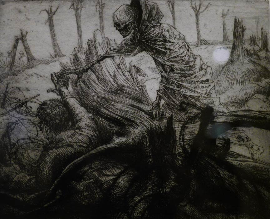 P1050915.jpg - Death forbids. Sketch by Percy Smith (1882-1948) in 1920.