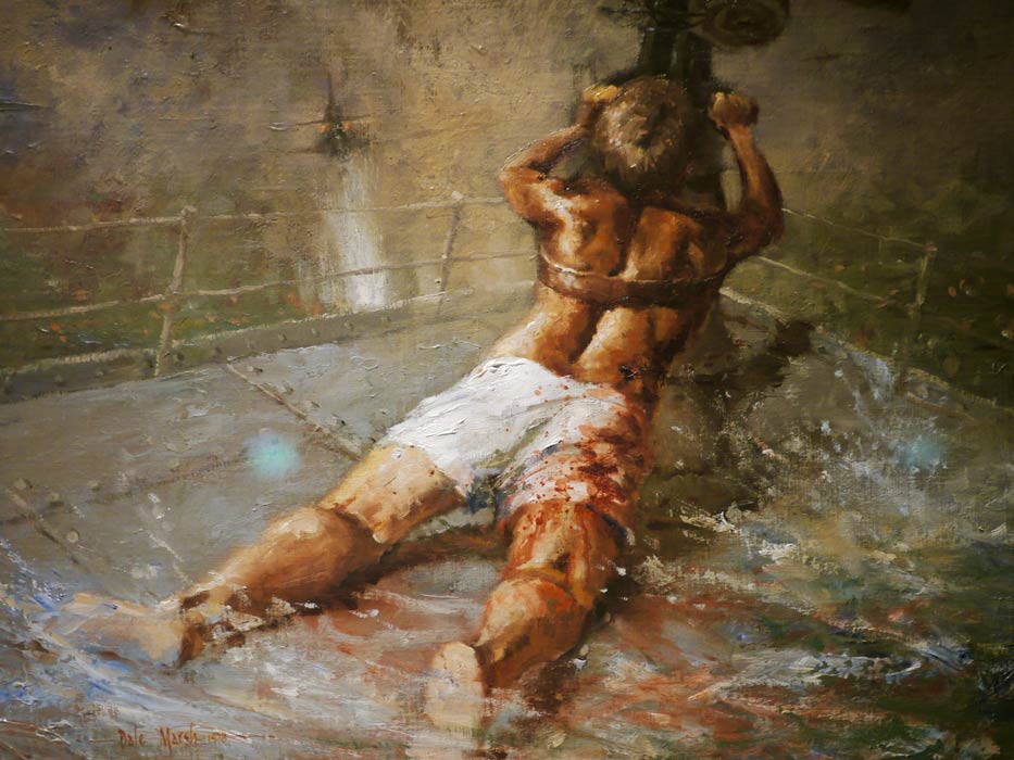 P1050941.jpg - Ordinary Seaman Edward Sheean, HMAS Armidale. Painted by Dale Marsh in 1978.