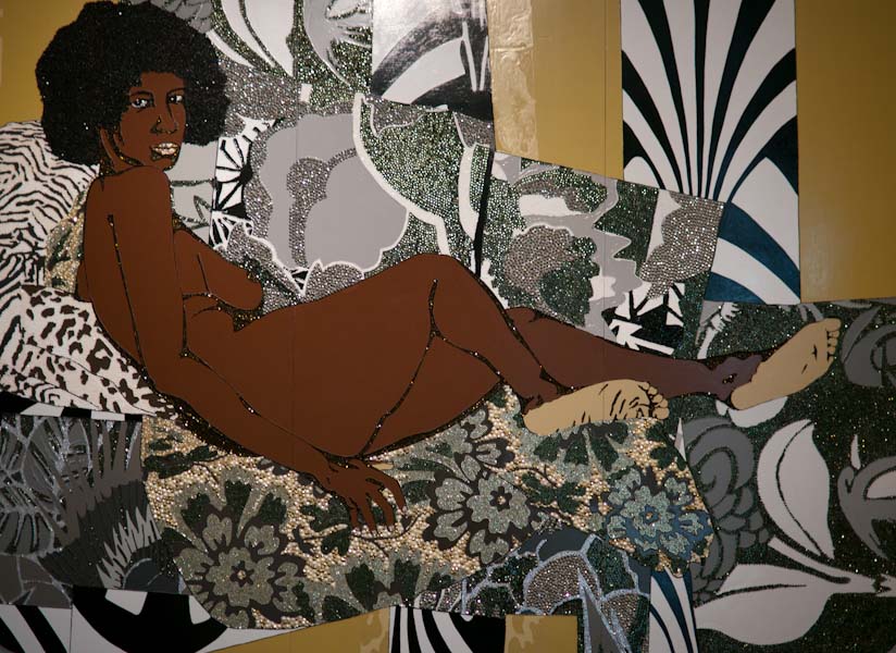 P1150356-1.JPG - A little taste outside of love. Mickalene Thomas. 2007.