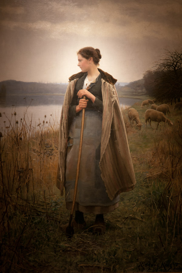 P1150381-1.JPG - The shepherdess of Rolleboise. Daniel Knight. 1896