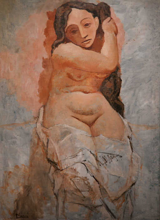 P1140221-1.JPG - Woman plaiting her hair. Picasso. 1906.
