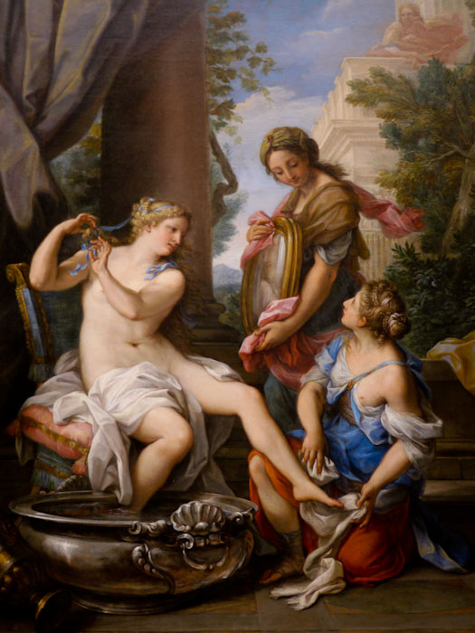 P1130942-1.JPG - Bathsheba at her bath. Chiari. c1700.
