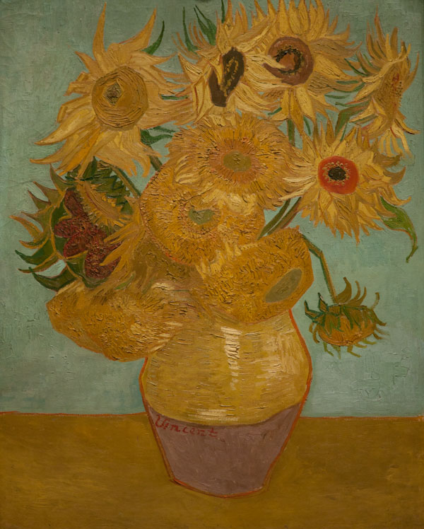 P1140891-1.JPG - Sunflowers. Van Gogh. 1888 or 1889.